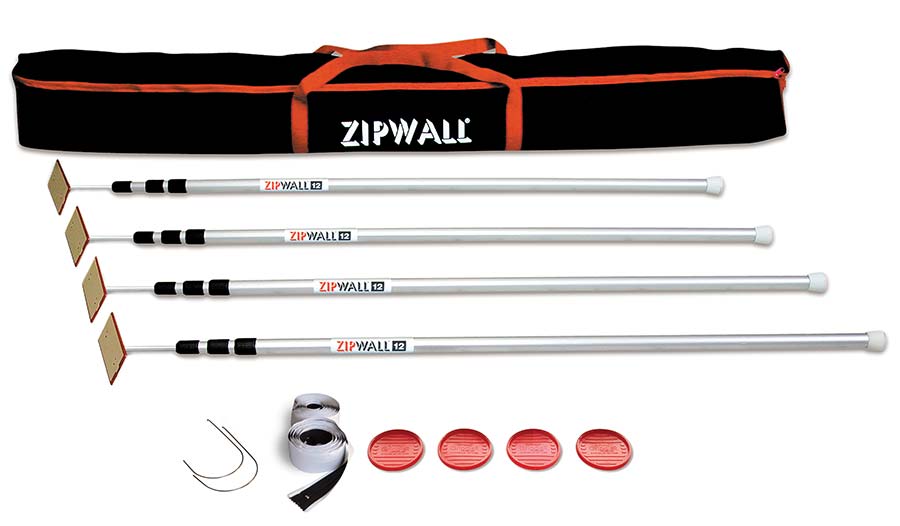image of zipwall pole kit