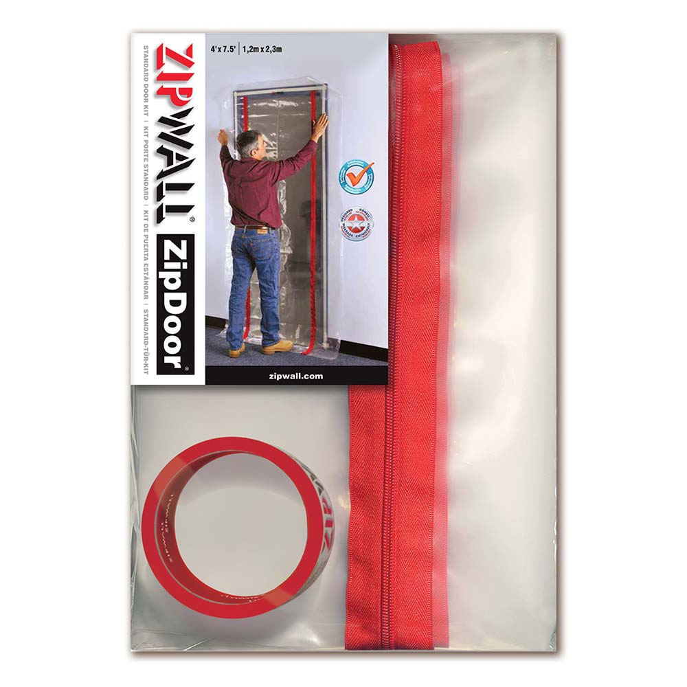 image of zipwall door kit